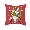 GEHGWP Alentines Throw Pillow Covers 18x18 Happy Valentine's Day Pillow