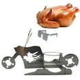 GEHGWP Motorcycle Stainless Steel 201BBQ Grill Turkey Grill Portable