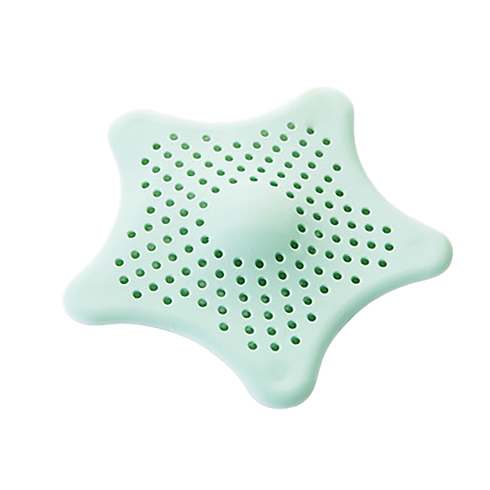 Cactus Shaped Sink Drain Strainer - Hair Catcher With Odor Cap, Thickened PVC, Light Green