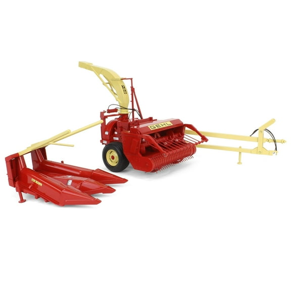 GEHL 700 Chopper with Corn and Hay Heads Red "Classic Series" 1/16 Diecast Model by SpecCast