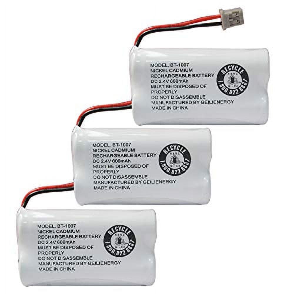 GEILIENERGY 2.4V 700mAh BT1007 Replacement for Uniden BT-1007 BT-1015 ...