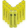 thumbnail image 1 of GEILIENERGY NiCd AAA 1.2V 600mAh Triple A Rechargeable Batteries for Solar Light Lamp Yellow Color (Pack of 16), 1 of 5
