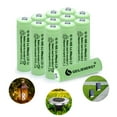thumbnail image 1 of GEILIENERGY AA 600mAh 1.2V Rechargeable Solar Batteries for Outdoors Garden Solar Lights -12 Pack, 1 of 8