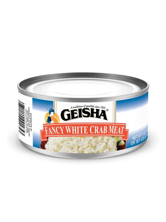 Fancy White Crab Meat 6OZ. (Pack of 12), Swimming Crab| Hand Packed Good Source of Protein Wild Caught Carefully Selected
