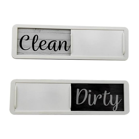 GEKUPEM Dishwasher Magnet Indicator Sign Magnetic Indicator Clean DIY Kitchen Dirty J2F8