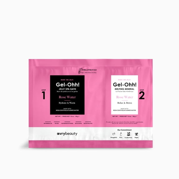 AvryBeauty Gel-Ohh! Jelly Spa Bath - Rose Water