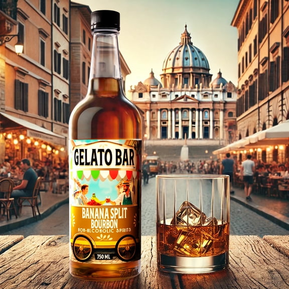 GELATO BAR Non-Alcoholic Bourbon Banana Split | World’s Leading Developer of NA Spirits