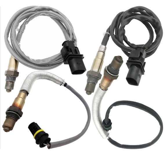 GELGP 4 Pack Oxygen Sensor Kit Replacement for BMW 125i 128i 130i 323i 325i 328i 330i 528i X3 X5 11787558073 11787558055 11787545075 11787545074