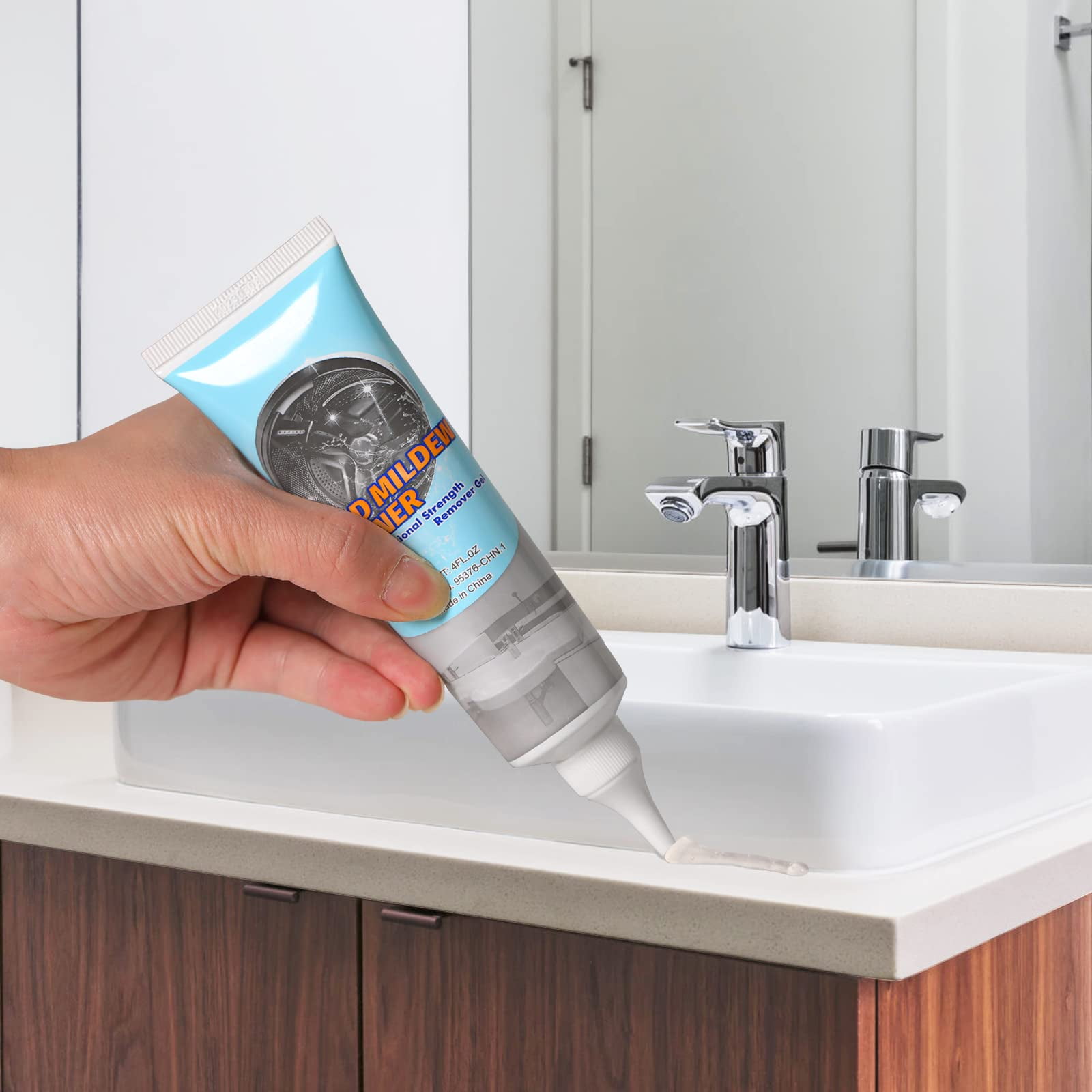GELIVABLE Mold Remover Gel, Mildew Stain Cleaner for Bathroom ...