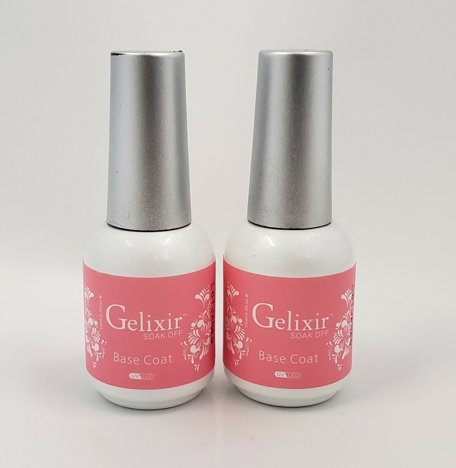 GELIXIR - Manicure Soak Off Gel Base coat 0.5 fl.oz - Pack of 2 ...