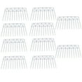 thumbnail image 1 of GELUOXI 10 Pack 32" L x 10" H Animal Barrier Fence, No Dig Fence Patented Product, 5.5mm Galvanized Stakes , Metal Fence Panel for Outdoor Yard Patio, Total 13.3Ft(L) X 10in(H) Silver, 1 of 10