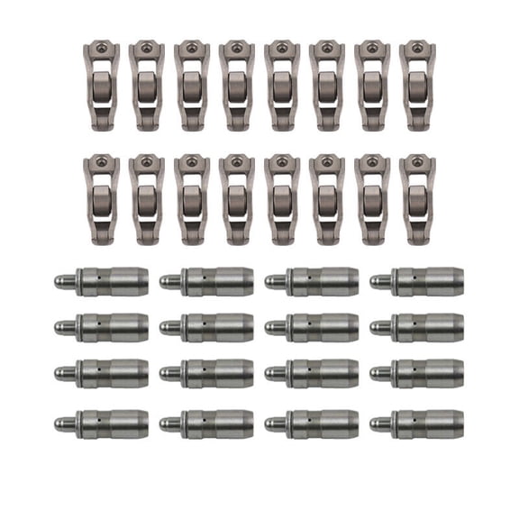 GELUOXI 16x Lifters 16x Rocker Arms Fits Dodge Ram 1500 PowerTech Engine 4.7L V8 SOHC 53020742AC