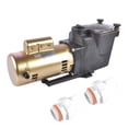 thumbnail image 1 of GELUOXI 2.5HP 115/230V Single Speed Pool Pump Motor W3SP2621X25 for In-Ground Pool and Spa, 1 of 13