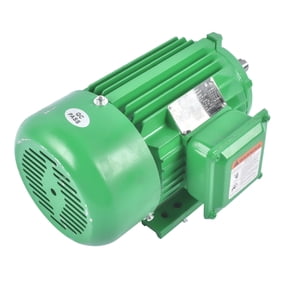 GELUOXI 2HP 3 Phase Electric Motor 1800 RPM 145T Frame TEFC 230/460 Volt High Efficiency