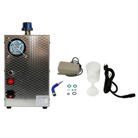 GELUOXI 2L Jewelry Steam Cleaner Gem Washer Gold&Silver Steam Cleaning Durable Jewelry Steam Cleaning (110v/1300W)