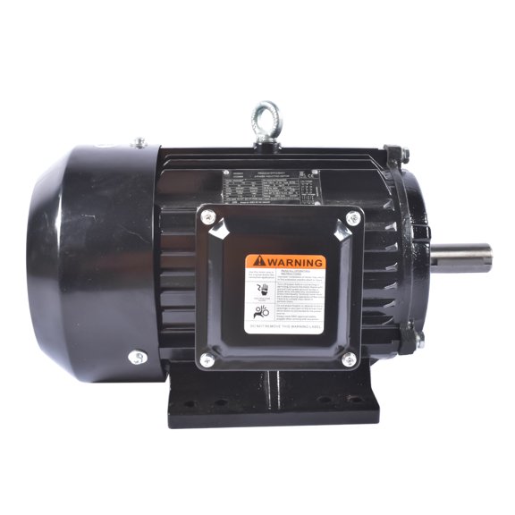 GELUOXI 3 HP 3 Phase Electric Motor 1800 RPM 182T Frame 230/460V TEFC 1-1/8" Diameter Shaft IP55