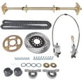thumbnail image 1 of GELUOXI 32" Go Kart Completed Rear Live Axle Kit, Sprocket+Hub+Brake Assembly+Chain+Disc, 1 of 20