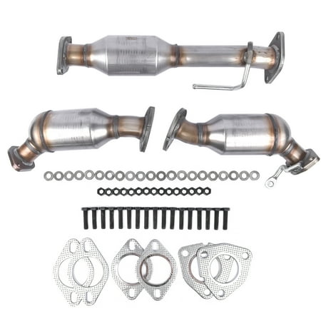 GELUOXI 3Pcs Catalytic Converter Set for Buick Chevrolet GMC Saturn 3.6L V6 Sport Utility 2007-2017