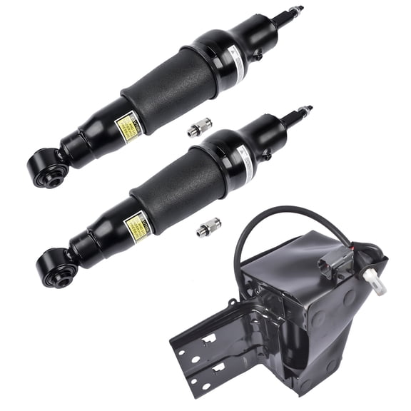 GELUOXI 3Pcs Rear Suspension Shock Absorber and Compressor for Nissan Armada Sport Utility 2017-2020