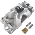 thumbnail image 1 of GELUOXI 4-Barrel Single Plane Engine Intake Manifold Fits 1957-1995 Small Block Chevy SBC 350 400, 1 of 11