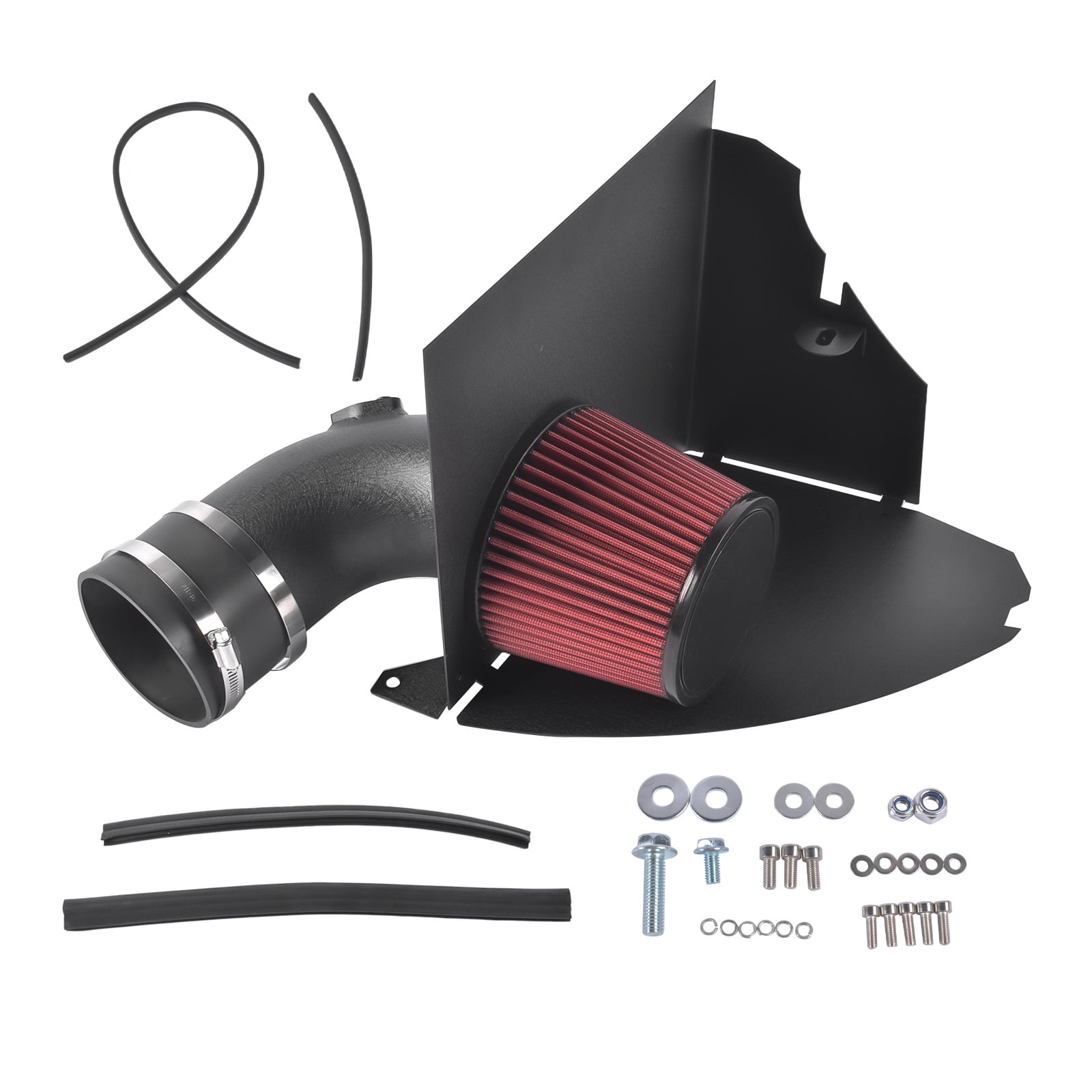 GELUOXI 4" Cold Air Intake System Kit with Red Filter for BMW 2019+ M340i G20 G21, 2020+ M440i G22 G23, 2022+ M240i G42