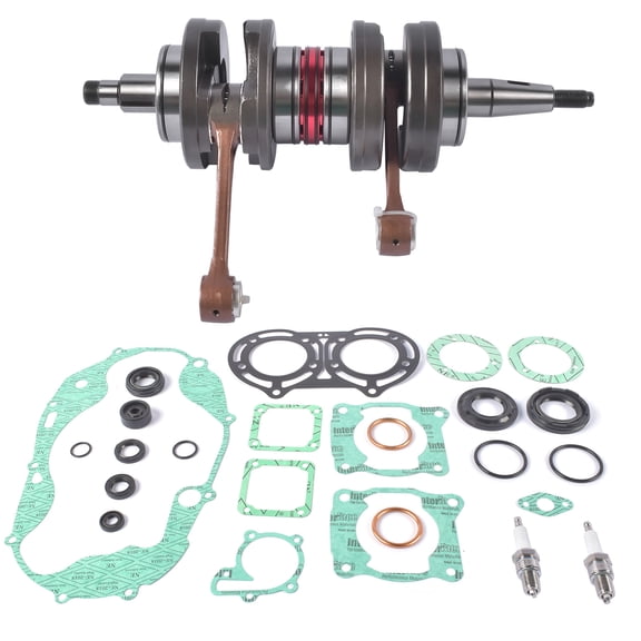 GELUOXI +4mm 115 Long Rod Stroker Crankshaft Bottom End Rebuild Kit for Yamaha Banshee YFZ350 YFZ 350 1987-2006 4111