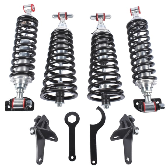 GELUOXI 500 lbs Front and 300 lbs Rear Coilover Conversion Kit for GM Chevy Olds Pontiac G-Body SBC 1978-1988