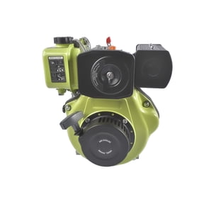GELUOXI 5HP 247CC 4 Stroke Diesel Engine,173F 3600W Heavy Duty Single Cylinder Diesel Motor Engine For Small Agricultural Machinery(Green)