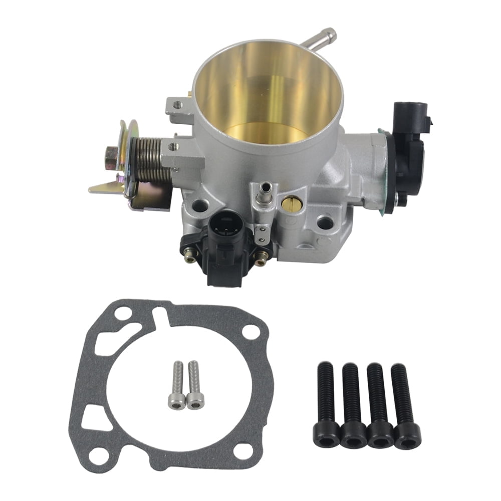 GELUOXI 70mm Throttle Body w/Calibrated TPS Sensor for Honda Civic B D H F Series 309-05-1050