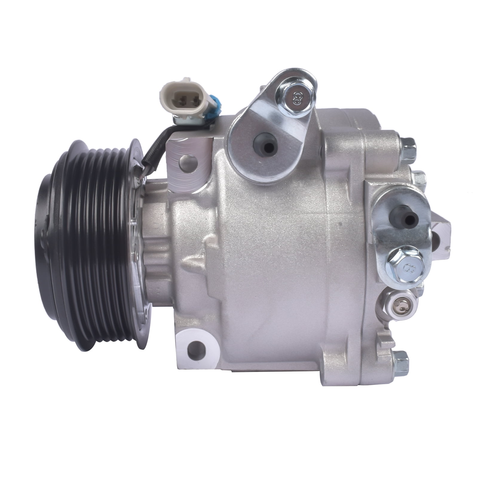 GELUOXI A/C Compressor with 6-Groove Pulley Fits Sanden SD7 AC ...