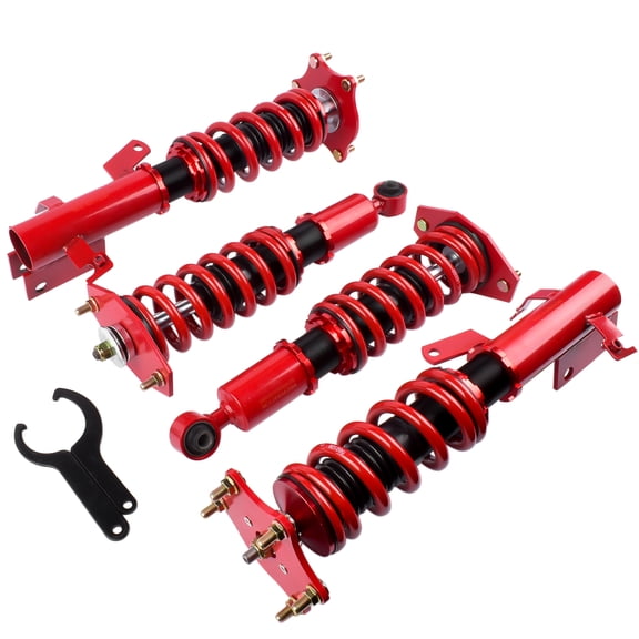 GELUOXI Adjustable Height Front Rear Coilover Suspension Struts Springs Kit For 2007-2011 Honda CR-V