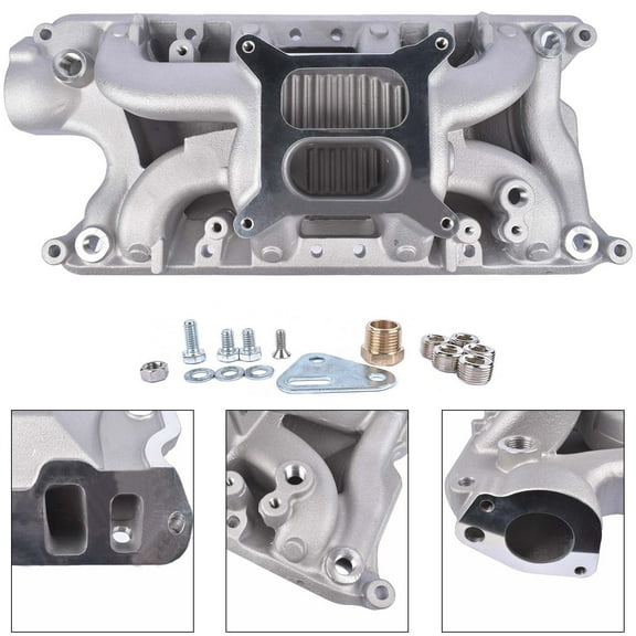 GELUOXI Aluminum Intake Manifold for Ford Small Block Windsor V8 260 289 302 84026 DM-3214