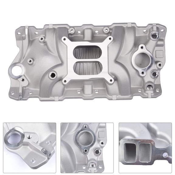 GELUOXI Brand New 2701 Intake Manifold for Small Block Chevy 262-400 1955-1986 1Pc