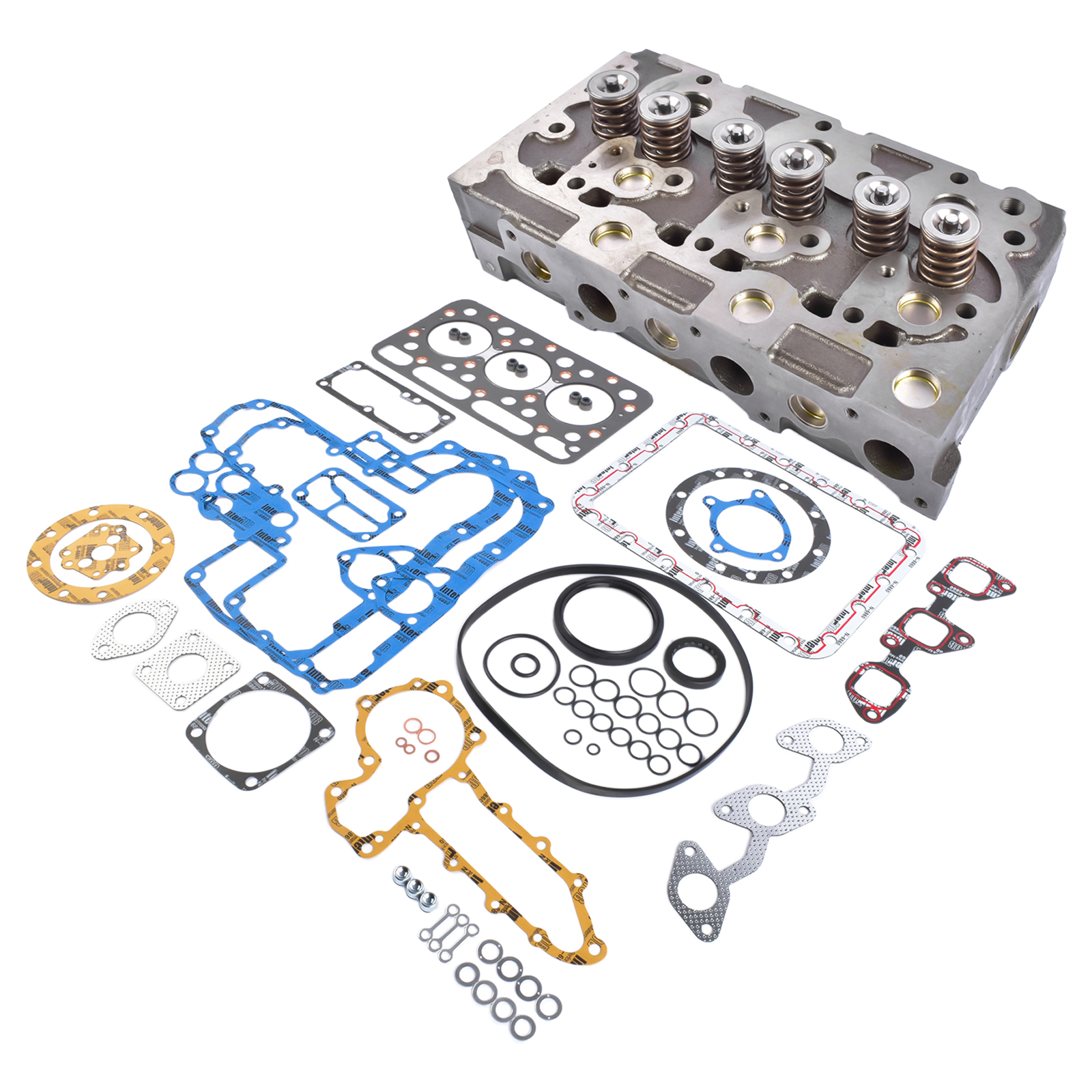 GELUOXI Complete Cylinder Head Gasket Set for Kubota L225 L245 D1102 D1101 L2201 L2000 Engine 1532103040 1532103115 1532103042