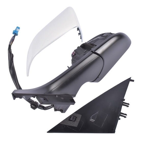 GELUOXI Driver Side Door Mirror for Tesla Model 3 Sedan BATTERY EV (EV/BEV) 2017-2023 White 1Pc