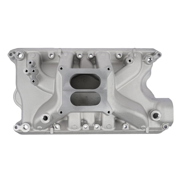 GELUOXI Dual Plane Intake Manifold Aluminum for Ford Small Block Windsor 5.8L V8 351W #84023