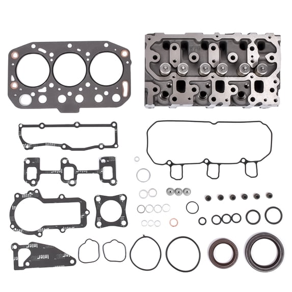 GELUOXI Engine Cylinder Head with Gasket for Yanmar 3TNV70 3TNV70-ASA 3TNV70-HGE 3TNV70-XBV Engine