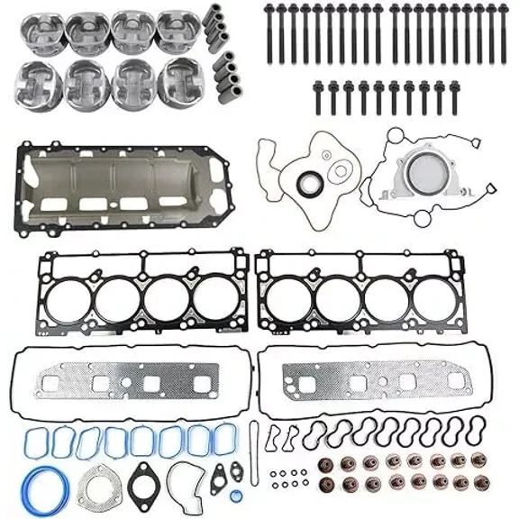 GELUOXI Engine Pistons & Head Gaskets Kit for 2005 2006 Chrysler Dodge Jeep 5.7L Hemi