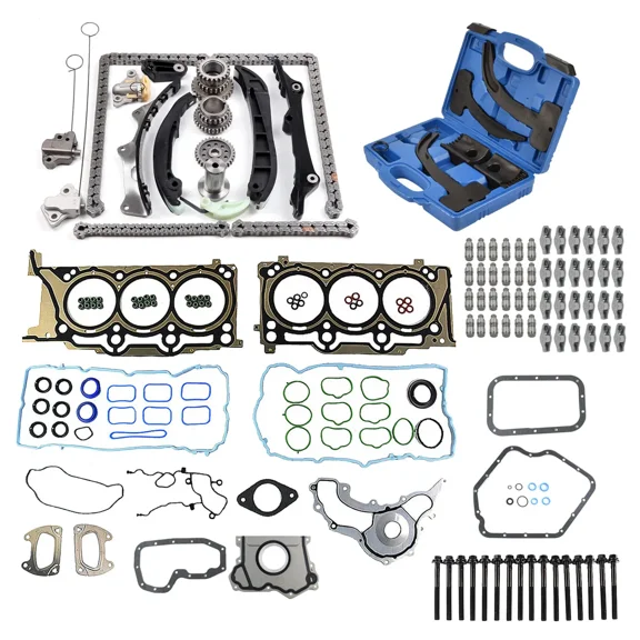 GELUOXI Engine Rebuild Lifters Timing Kit for 11-15 Dodge Jeep Ram 3.6L V6 Pentastar 5184352AF
