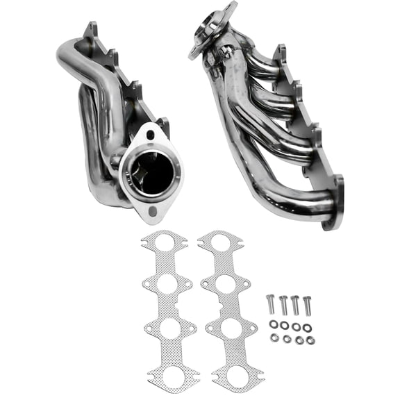 GELUOXI Exhaust Manifold Shorty Headers for Ford F-150 Heritage 2004, F-150 5.4L V8 2004-2010