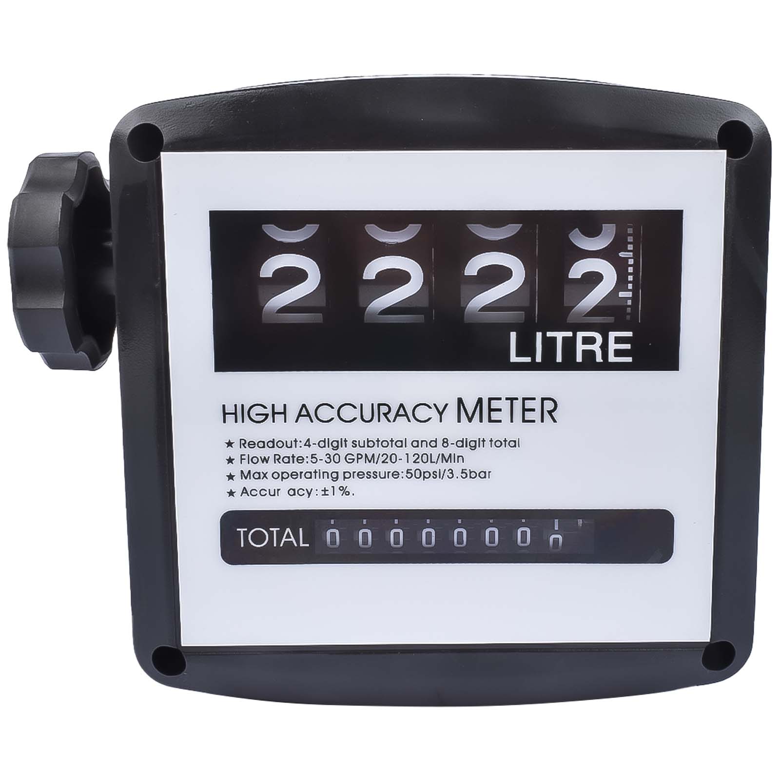 GELUOXI FM1202 Fuel Flow Meter 1" for Gasoline Kerosene Diesel Fuel