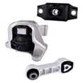 thumbnail image 1 of GELUOXI For Fiat 500 12-18 Engine Motor & Trans. Mount W. Torque Strut Mount 3Pcs Set 9893 9895 A5645, 1 of 11
