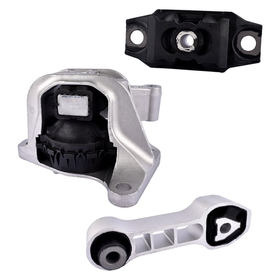GELUOXI For Fiat 500 12-18 Engine Motor & Trans. Mount W. Torque Strut Mount 3Pcs Set 9893 9895 A5645