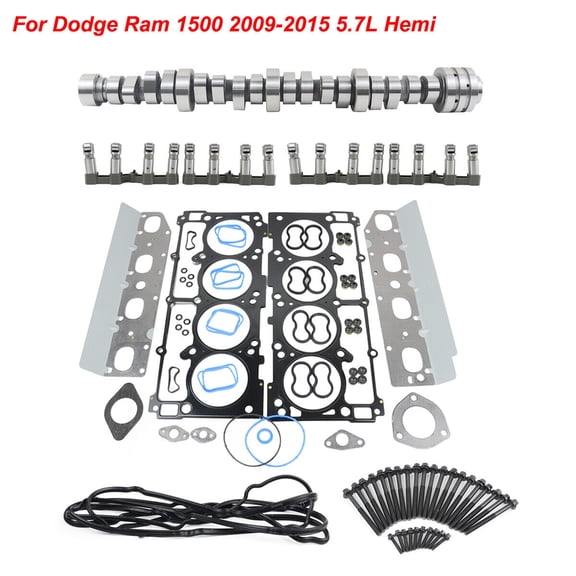 GELUOXI For Ram 1500 5.7L V8 2009-2015 Hemi OHV Crew Cab Pickup Camshaft MDS Lifters Kit