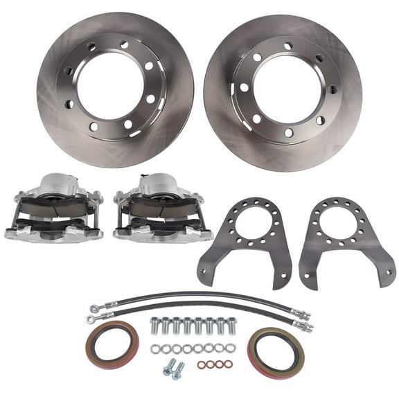 GELUOXI GM 14 Bolt Disc Brake Conversion Kit for Chevy/ GM Full Float Single Rear Wheel Axle
