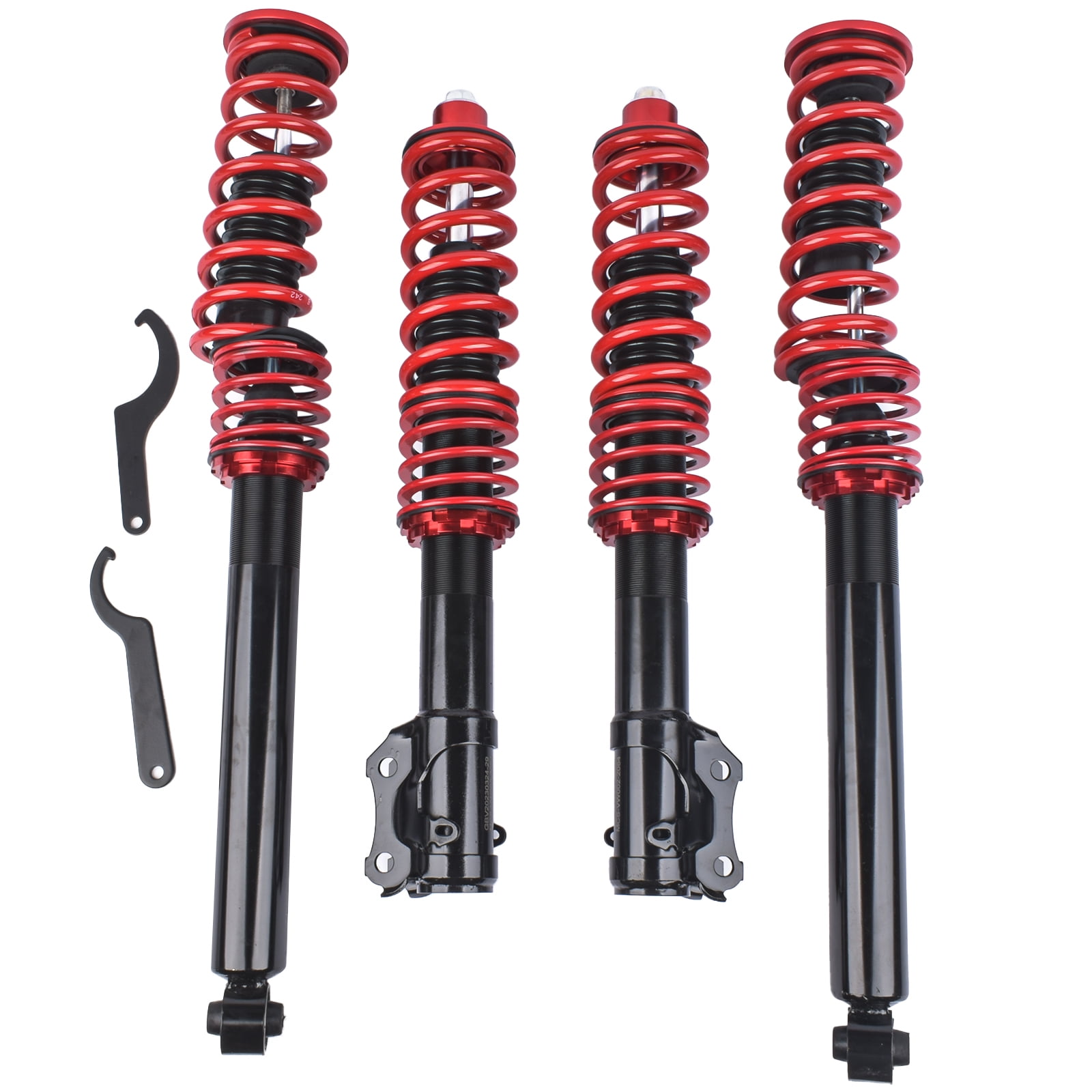 GELUOXI Height Adjustable Coilover Suspension Lowering Kit for Volkswagen Golf MK2, Jetta II