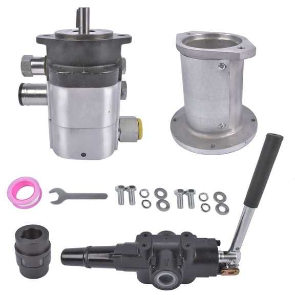 GELUOXI Hydraulic Wood Log Splitter Pump Kit 22GPM  4000PSI 3600 RPM 3/4'' NPT Hydraulic Gear Pump