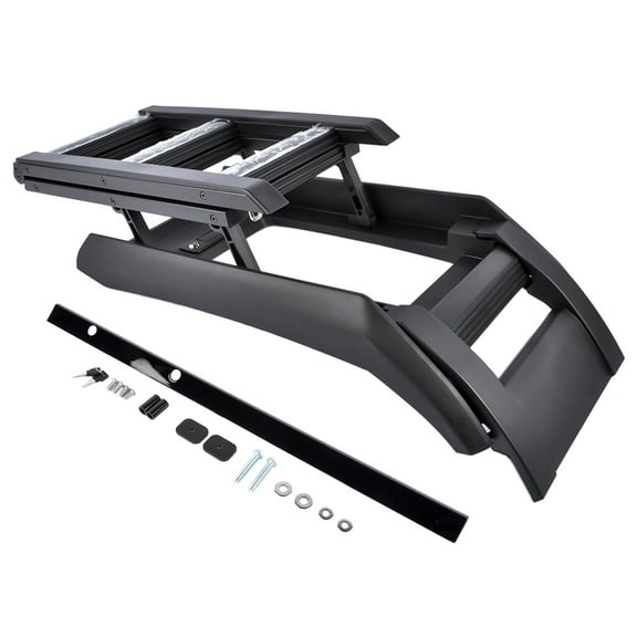 GELUOXI L663 Side Roof Rack Access Ladder Folding for Land Rover Defender 90 or 110 2020-2023
