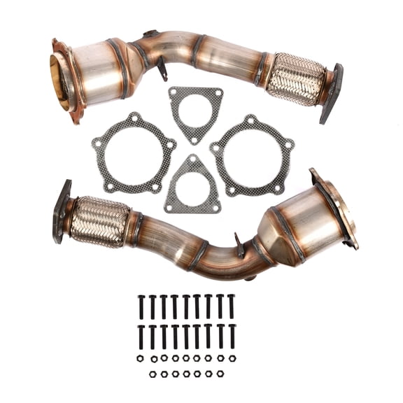 GELUOXI Left & Right Front Catalytic Converters Fits 2007-2010 Porsche Cayenne 9P S GTS 4.8L