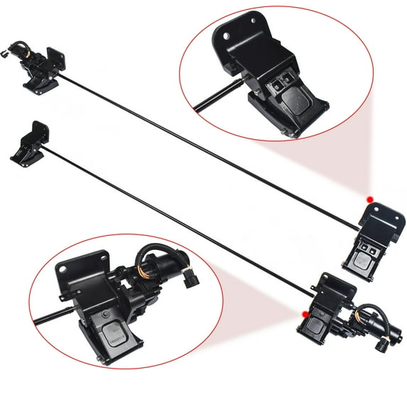 GELUOXI Left & Right Running Board Motor w/Bracket for Ford Expedition Lincoln Navigator 2007-2017